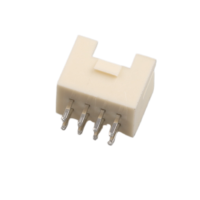 Connecteur SMT Fils-Planches à Angle Droit, Pas de 2,0 mm, Simple Rangée, 2, 7, 16 Broches avec Verrouillage, Cuivre Étamé Nickelé