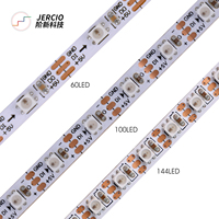 Anenjery-bande lumineuse LED SK6812-2427/XT1511-2427-RGB, taille mini, 2427 smd, 60/100/144 diodes/m, décoration de la maison