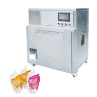 Machine de remplissage et de bouchage de sacs debout à double tête à grande vitesse avancée, remplissage quantitatif automatique