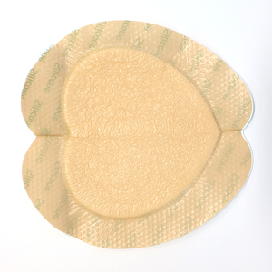 Bluenjoy แผ่นซิลิโคนสีเงินพันแผลพร้อมกาวเส้นขอบนุ่ม7 "x 7" รูปหัวใจตกแต่งด้วยกาว - Product Image 4