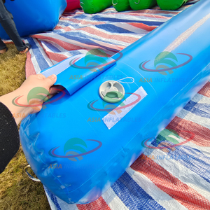 Tubos inflables de PVC duraderos personalizados para piscina, marcador de carril, <span class=keywords><strong>boya</strong></span>, pontones, barrera para parque acuático, línea de natación - Product Image 4