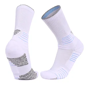High Quality OEM Youth Men's Custom Socks Football Anti-slip Design Custom Grip Football Sports Socks Wholesale Manufacturing