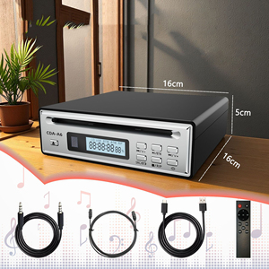 Lecteur CD Hi-Fi avec Bluetooth et sortie optique, convertisseur audio numérique USB et rippeur de CD prenant en charge le format WAV pour home cinéma - Product Image 4