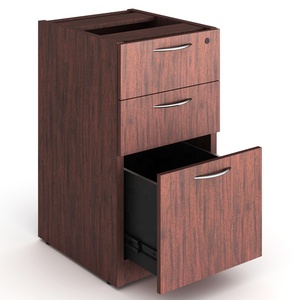 Tủ hồ sơ văn phòng với Tủ hồ sơ bằng gỗ 3 ngăn kéo cho bàn lưu trữ bệ Tủ hỗ trợ - Product Image 2