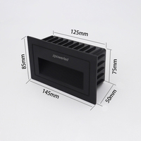 Lumière LED à faisceau étroit 2W blanc chaud 24V pour les escaliers