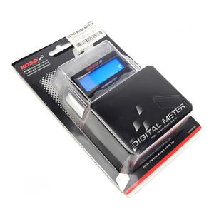 Accessoires de <span class=keywords><strong>moto</strong></span> HIGOCHI en matériau ABS, <span class=keywords><strong>mini</strong></span> thermomètre avec écran LCD carré pour guidon, tableau de bord électronique - Product Image 4