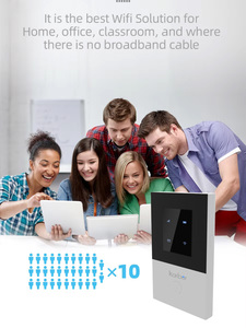 Karbor 4G LTE Mini Mifis Router 150Mbps Wifi <span class=keywords><strong>D</strong></span>-<span class=keywords><strong>Link</strong></span> 4G Router móvil Módem 2100mAh Batería Ranura para tarjeta SIM para VoIP al aire libre - Product Image 3