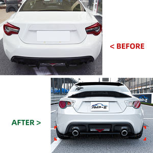Divisor de difusor de labio trasero ABS negro brillante GT86 para Subaru BRZ, <span class=keywords><strong>Toyota</strong></span> GT86 Scion, accesorios para coche de 2012 a 2020, de color negro - Product Image 2