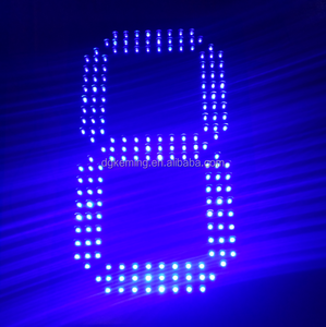 Pantalla de Siete Segmentos de un Solo Dígito de 12 Pulgadas de Larga Duración HOUKEM-120011-A/BB, Luminosa para Exteriores, Azul - Product Image 4