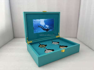 Boîte à musique vidéo avec écran LCD de 7 pouces, capteur de lumière, contrôle magnétique, prix d'usine, pour cadeau, bijoux - Product Image 6