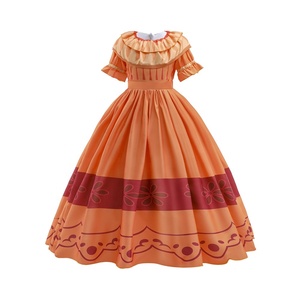 Promozione ragazze abiti fantasiosi per carnevale Halloween <span class=keywords><strong>vestito</strong></span> da principessa Isabella Encanto Mirabel Costume Cosplay madrigale con borsa - Product Image 1