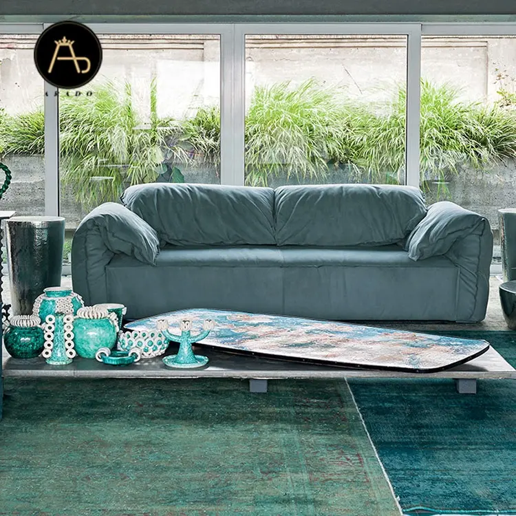 Sofá de lujo para el hogar, conjunto de sala de estar de estilo americano