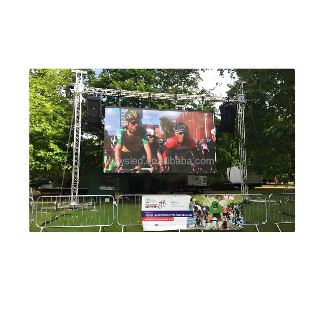 P3.91 P4.81 Outdoor Waterproof Performance LED Screen Rental Display 4500-5000cd/ Brightness 3-Year Warranty High