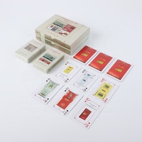 Boîtes à rabat en carton/plastique imprimé, emballages personnalisés de spécialité pour les jeux de cartes de poker
