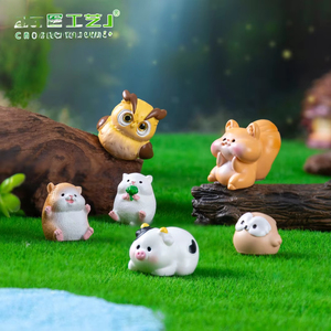 Nuevos accesorios decorativos colgantes para micro-paisajes <span class=keywords><strong>de</strong></span> jardín, con diseño <span class=keywords><strong>de</strong></span> búho, ardilla y animales pequeños, para bricolaje y paisajismo. - Product Image 3