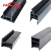 Bande de profilé plastique extrudé en PVC transparent bleu, antistatique, durable, moderne et économique pour la vente en gros