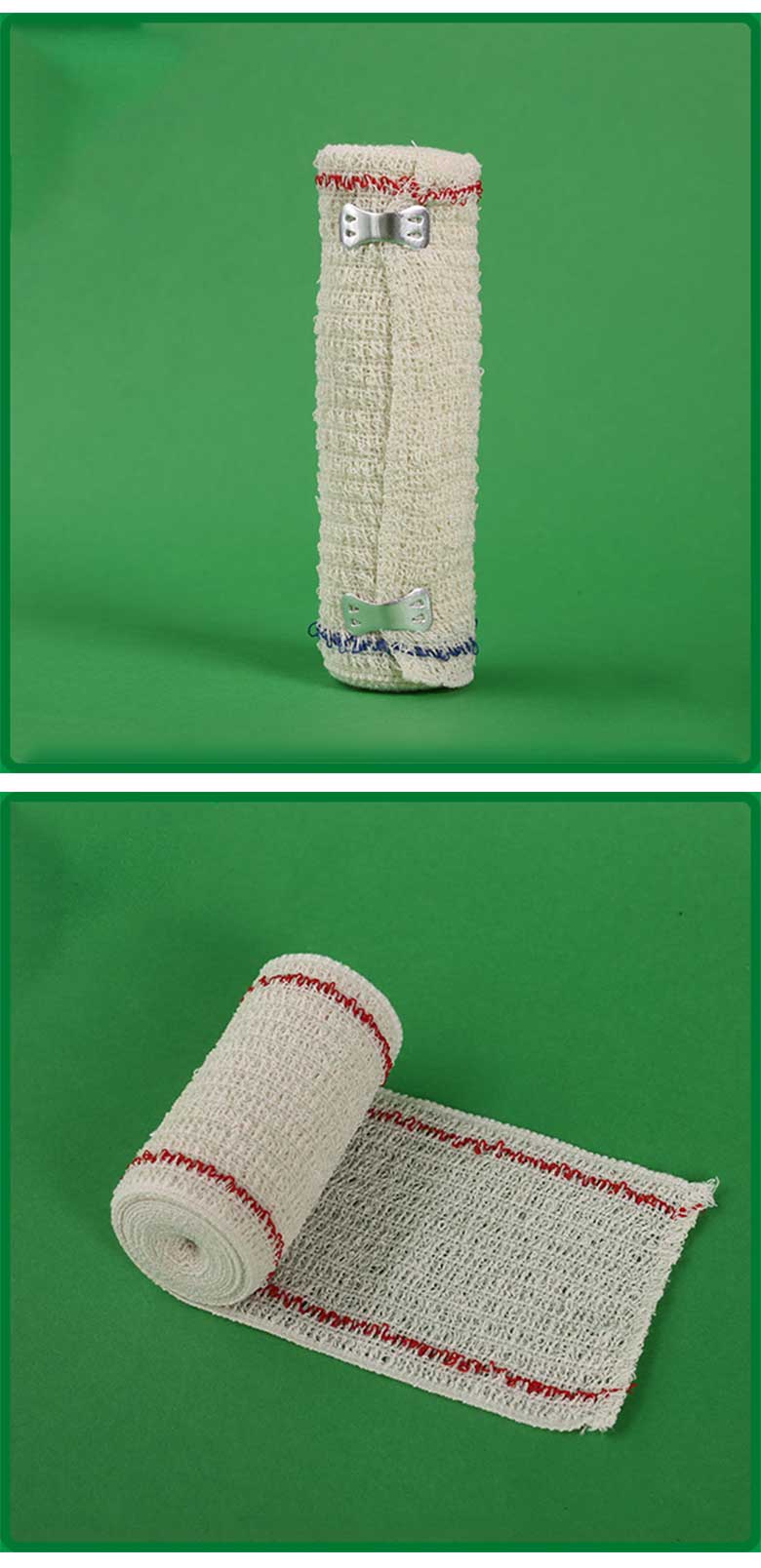 Adhesive stretch spandex elastic crepe bandage high compression elastic spandex wrinkle bandage