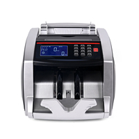 Compteur de billets robuste 2827B avec modes d'ajout par lots, comptage automatique rapide et double empileur pour banques et trésoreries