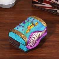 Boîte à dés en résine de jeu de donjons et de dragons de forme unique pour le jeu RPG