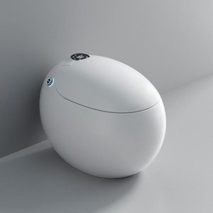 Sensor Automático Flush Smart Toilet Bowl Forma <span class=keywords><strong>de</strong></span> huevo Inodoro eléctrico Control remoto <span class=keywords><strong>Asiento</strong></span> Calefacción Nuevo estilo <span class=keywords><strong>para</strong></span> moderno - Product Image 2