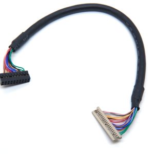 كابل LVDS مخصص DF9-31P بخطوة 1.0 مم إلى ميني دوبونت بخطوة 2.0 مم لتوصيل لوحة التشغيل في اللافتات الرقمية - Product Image 4