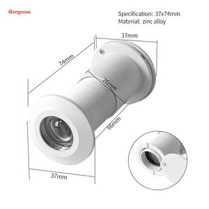 Mirilla <span class=keywords><strong>de</strong></span> Seguridad <span class=keywords><strong>para</strong></span> Puerta <span class=keywords><strong>de</strong></span> Aleación <span class=keywords><strong>de</strong></span> Zinc con Gran Angular <span class=keywords><strong>de</strong></span> Visión <span class=keywords><strong>de</strong></span> 200 Grados <span class=keywords><strong>para</strong></span> Hogar y Hotel - Product Image 3