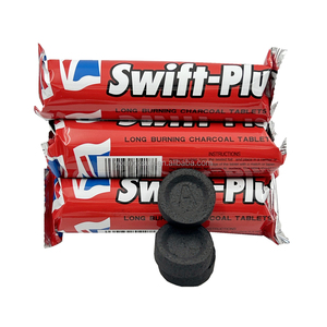 Carbón para Shisha YKS, Redondo, Negro, 33mm*600 Piezas, Encendido Rápido, Tiempo de Combustión de 50-60 Minutos, 3% de Ceniza - Product Image 2