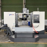 Fraiseuse verticale CNC 4 axes Vmc1580, robuste, broche BT40, broche simple, commande GSK