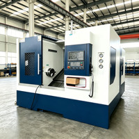 Nouveau centre de tournage CNC horizontal à lit incliné TCK46Y avec axe Y, tourelle motorisée à 12 postes, robuste, simple et automatique