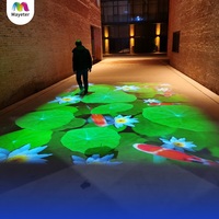 Logiciel de projection mobile interactif Mayeter pour jeux de sol extérieurs tout-en-un avec cartographie vidéo 3D, coque métallique, plus de 80 jeux