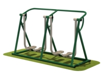 Appareil de fitness Airwalker Double Air Walker Glider Ski Exercise Pedal Machine pour l'extérieur et le jardin
