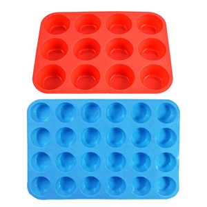 OEM ODM 12-Cavity Silicone Round Cake <b>Mold</b> with Cup Holes for Cookies for Biscuits & <b>Candle</b> Making - Product Image 5