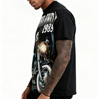 Premium 100% coton Drop Shoulder Designer Streetwear T-shirts fabricant surdimensionné T-shirt graphique lourd pour hommes
