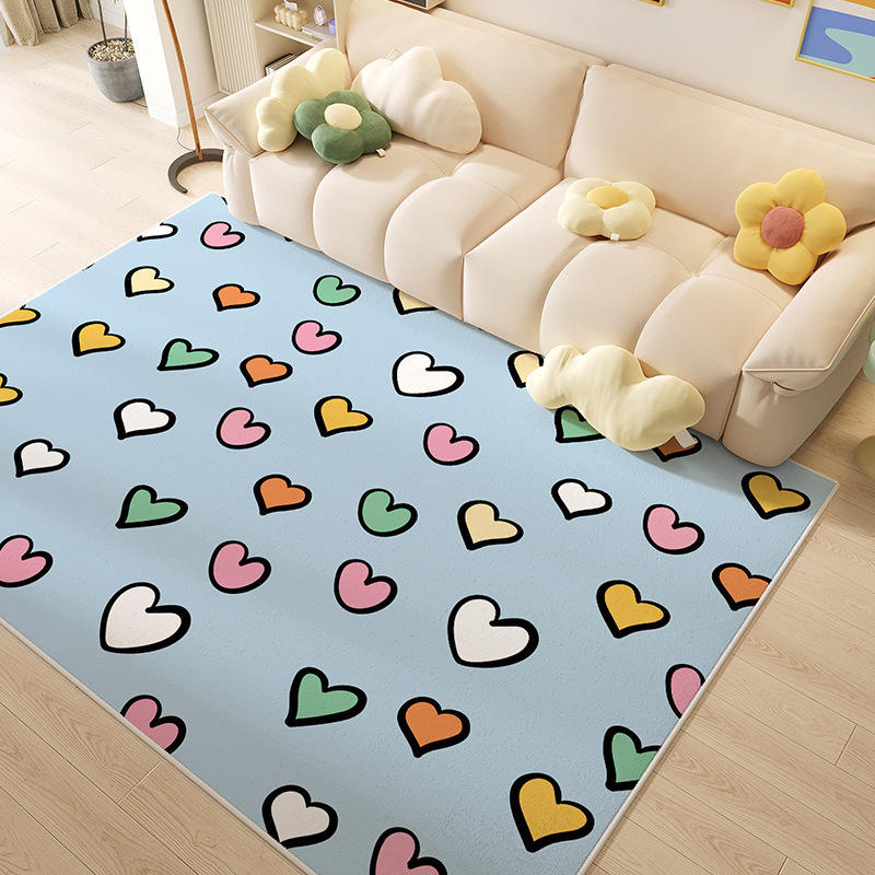 Corazón colorido azul