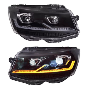 Para Volkswagen VW Multivan T6 <span class=keywords><strong>Caravelle</strong></span> 2016 <span class=keywords><strong>2017</strong></span> 2018 2019 Faro Delantero LED DRL Lámpara de Señalización Lente de Proyector Accesorio de Faro - Product Image 1