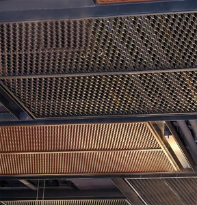 Grillage Métallique Déployé pour Plafonds - Grillage en Acier Galvanisé Perforé pour Plafonds et Façades Architecturales - Product Image 1
