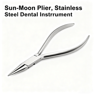 Pince <span class=keywords><strong>dentaire</strong></span> en acier à pointe en U pour la formage de fils techniques, la fabrication de fermoirs de prothèses, la création de ressorts, la fabrication de bijoux, la modélisation et l'outillage de précision - Product Image 2