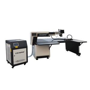 เครื่องเชื่อมเลเซอร์แบบพกพาสำหรับงานเชื่อมตัวอักษรช่องสัญญาณอะลูมิเนียมสแตนเลส 500W รุ่นใหม่ พร้อมโต๊ะสูงและปืนเชื่อม - Product Image 2