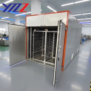 Séchoir alimentaire industriel à circulation d'air chaud pour légumes et fruits, avec moteur, pompe et roulement en acier inoxydable 304, haute efficacité - Product Image 1
