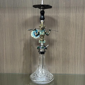 Set de Hookah de Lujo Maklaud Bravie Alonny para Mujer, Base de Cristal y Acero Inoxidable, para Fumar Shisha en Bares y Salones - Product Image 1