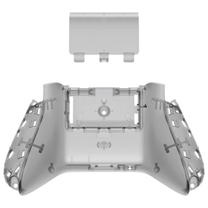 Coque arrière noire transparente personnalisée de remplacement, couvercle de batterie et coque inférieure pour manette Xbox Series X S - Product Image 1