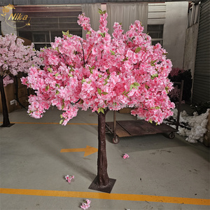 <span class=keywords><strong>NIKA</strong></span> Arbre artificiel de fleurs de cerisier le plus populaire de 1,80 m, décoration rose pour salon de beauté, arbres fleuris en soie, plantes artificielles - Product Image 3