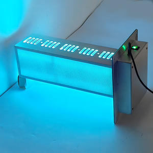 UVPCO الأيونات السالبة HVAC UV جهاز تنقية الهواء بالأشعة فوق البنفسجية-مصباحين-48 وات مع أضواء--V محول طاقة للاستخدام التجاري من الألومنيوم - Product Image 2