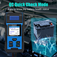Analyseur de batterie Lancol BAT-560 avec imprimante, analyseur de batterie au lithium 12V, testeur de batterie de voiture, analyseur de batteries
