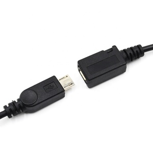 Nero 2 in 1 Durevole Ospite OTG Micro <span class=keywords><strong>USB</strong></span> di Alimentazione a Y Splitter <span class=keywords><strong>Adattatore</strong></span> <span class=keywords><strong>Usb</strong></span> a Micro 5 Pin Maschio <span class=keywords><strong>Femmina</strong></span> cavo - Product Image 4