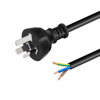 Cordon d'alimentation CA à extrémité ouverte XUZHAO XZ-A31 1,5 m, indice de protection IP20, matériau cuivre/PVC, certifié SAA australien, 10-15A 250V pour usage domestique