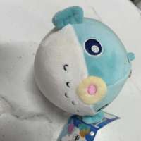 Porte-clés en peluche personnalisé en coton PP ultra doux motif baleine - Cadeau de fête anti-stress compact de 4 pouces unisexe pour sac à main