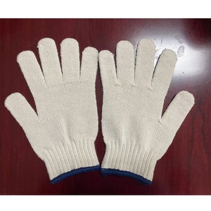 Găng tay lao động 450g-1000g/doz TC( 40% cotton + 60% Polyester) Việt Nam an toàn Cuff bền CVC ( 80% Cotton + 20% Polyester) - Product Image 5