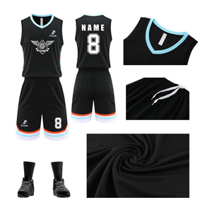 Uniforme de basket-ball américain antidérapant à séchage rapide unisexe 2024 Design novateur d'ensemble d'uniformes de basket-ball pour adultes et enfants - Product Image 1