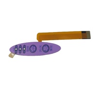 Claviers et pavés numériques personnalisés pour équipement médical, rétroéclairés par LED, IP67, panneaux de commutation à membrane en plastique avec circuit FPC